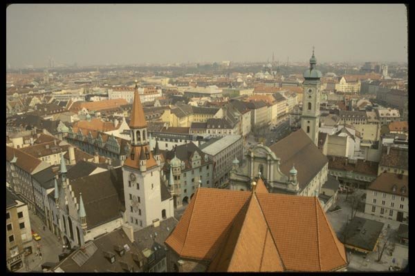 129087 Old Town, Munich A4 Photo Print