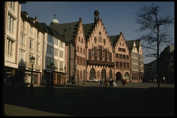 129092 Romerberg Square, Frankfurt A4 Photo Print