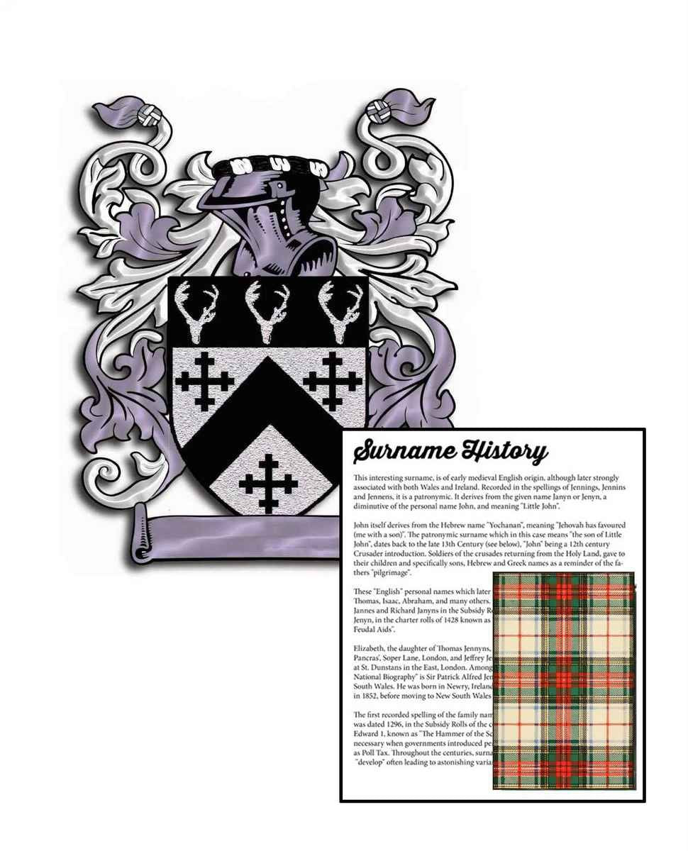Willison Surname Coat of Arms A4 Photo Print