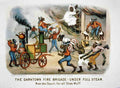 13 Fire Fighting Darktown 1800s No 2 Vintage A4 Photo Print