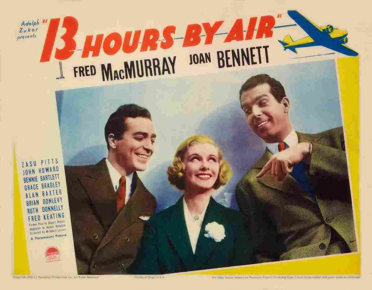 13 Hours by Air 03 film star poster A4 Photo Print