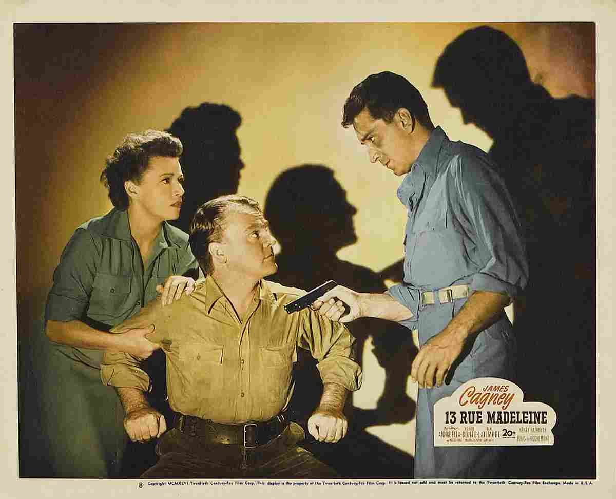 13 Rue Madeleine 03 film star poster A4 Photo Print