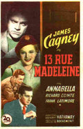 13 Rue Madeleine 04 film star poster A4 Photo Print