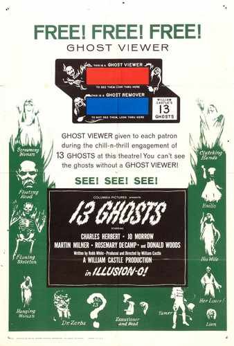 13 ghosts 02 film star poster A4 Photo Print