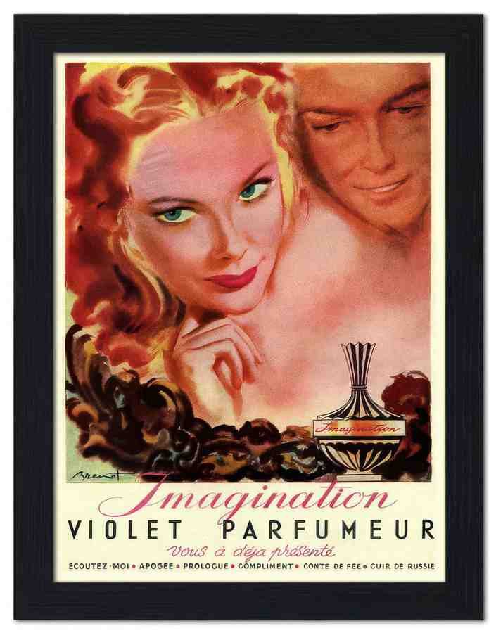 130 imagination vintage perfume advert 2 Vintage Advert A4 Photo Print