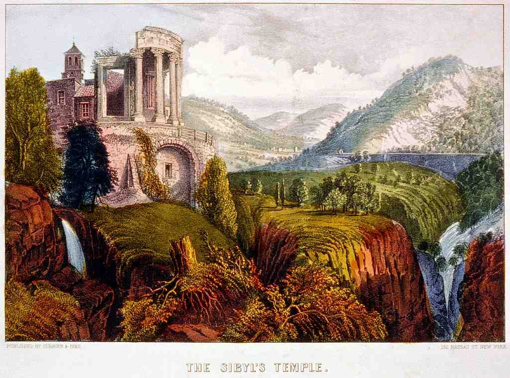 131 Sibyls Temple Vintage A4 Photo Print