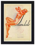 131 scandale vintage lingerie advert 2 Vintage Advert A4 Photo Print