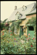 131005 Cotswold Cottage Garden 2 A4 Photo Print