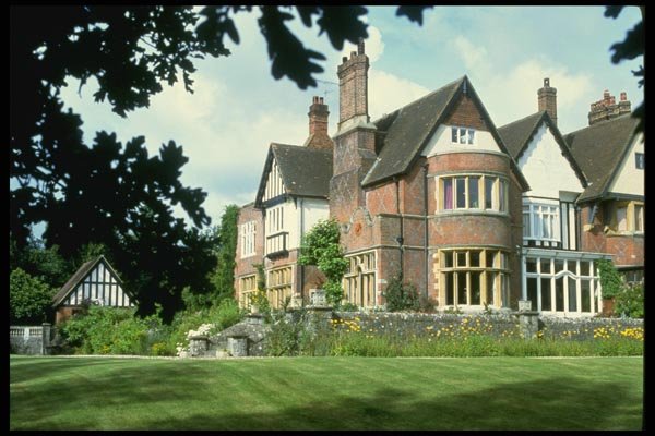 131022 Victorian House With Lawn In Foreground A4 Photo Print