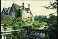 131023 Victorian House View Over Balustrade With Hydrangea A4 Photo Print