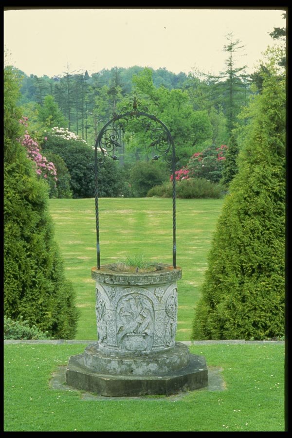 131036 Well And Formal Garden To Rhododendrons A4 Photo Print