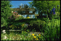 131063 View To House Across Pond A4 Photo Print