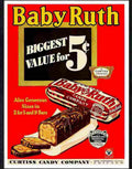 132 08 baby ruth candy 1920s Advert A4 Photo Print