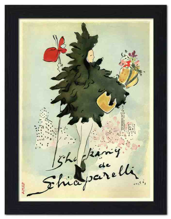 132 shocking de shiaparelli vintage perfume advert 2 Vintage Advert A4 Photo Print