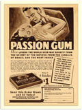 13212 01 Passion Gum 1937 advert A4 Photo Print