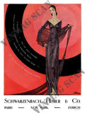 136 art deco fashion advert 2 Vintage Advert A4 Photo Print