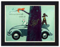 1361 vw beetle car advert poster 2 Vintage Advert A4 Photo Print