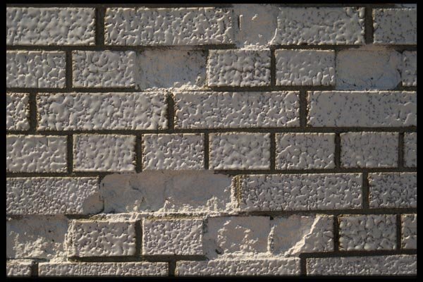 137043 White Brick Wall A4 Photo Print