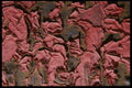 137047 Red And Brown Texture A4 Photo Print