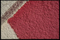 137063 Red And White Texture (Wall) A4 Photo Print