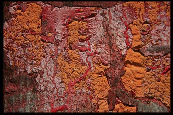 137090 Red And Brown Rust A4 Photo Print