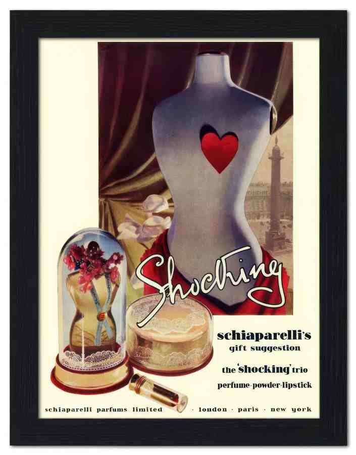1377 shocking schiparelli cosmetics advert 1930s 2 Vintage Advert A4 Photo Print