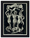 1378 beaute harmonie lingerie advert 1940s 2 Vintage Advert A4 Photo Print