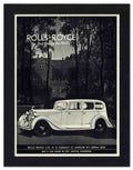 1380 rolls royce car advert art deco 1930s 2 Vintage Advert A4 Photo Print