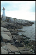 138000 Shoreline, Peggy's Cove A4 Photo Print