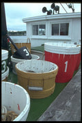 138001 Fishing Buckets A4 Photo Print