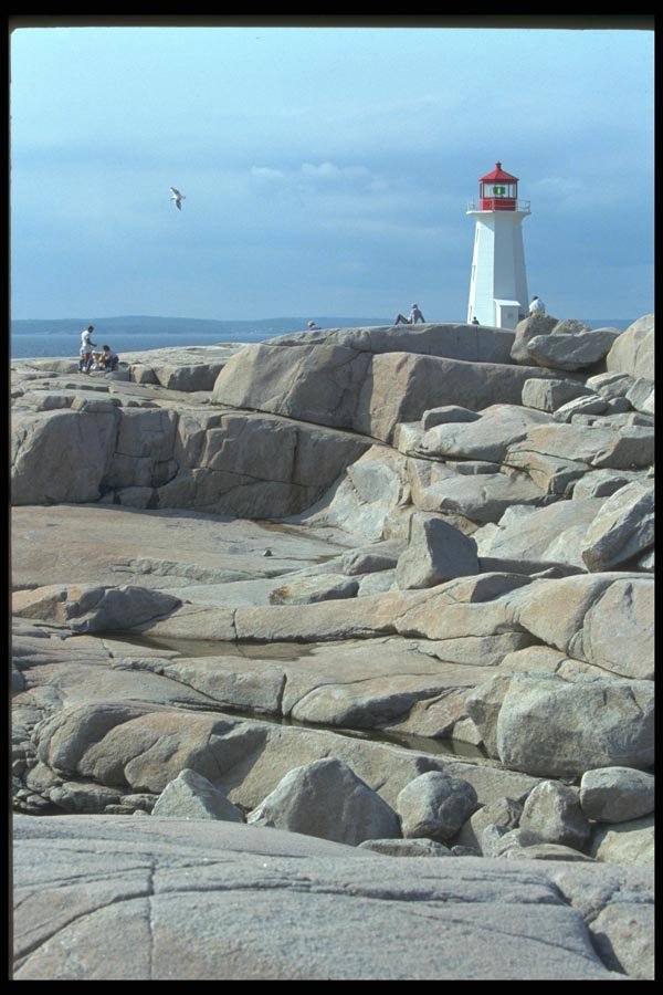 138008 Peggy's Cove Lighthouse A4 Photo Print