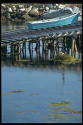 138010 Waiting For High Tide A4 Photo Print