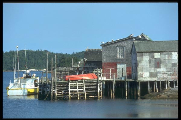 138011 Quiet Fishing Pier A4 Photo Print