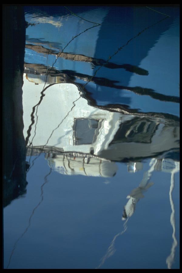 138012 Boating Reflections A4 Photo Print