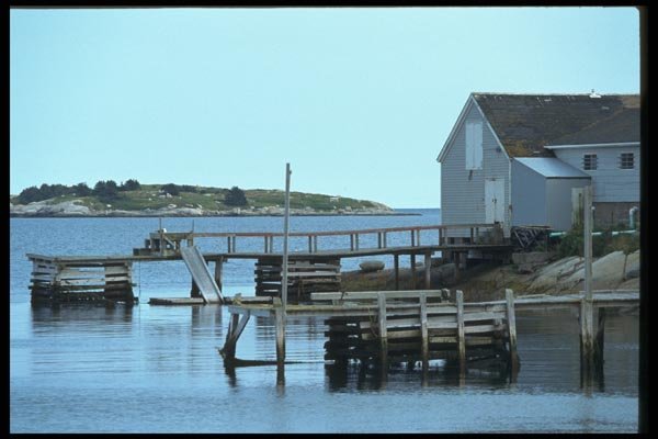 138016 Calm Waters At The Dock A4 Photo Print