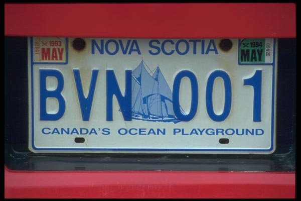 138029 Bluenose Plates A4 Photo Print