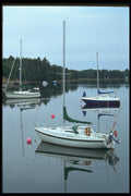 138048 Sailboat Reflections A4 Photo Print
