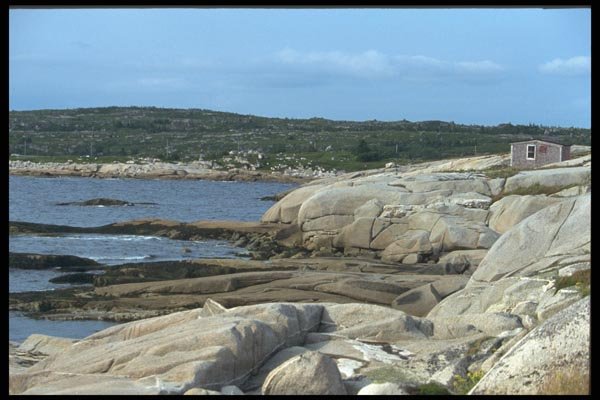 138052 Rocky Coastline A4 Photo Print