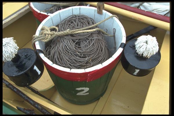 138077 Fishing Lines And Buckets A4 Photo Print
