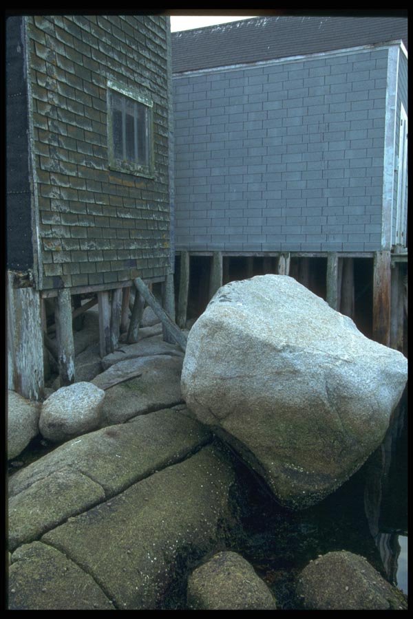 138084 Fishing Boulders A4 Photo Print