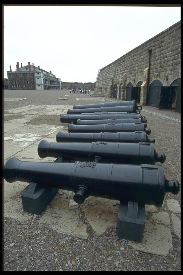 138086 Halifax Citadel Cannons A4 Photo Print