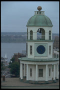138096 Old Town Clock A4 Photo Print