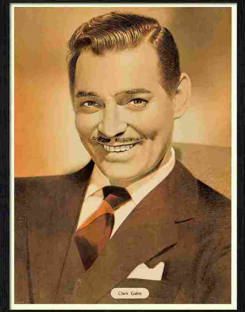 139 clark gable Advert A4 Photo Print