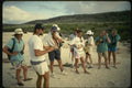 139001 Tourists, Santa Cruz Island A4 Photo Print