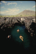 139046 Snorkelling In Lava Pools A4 Photo Print