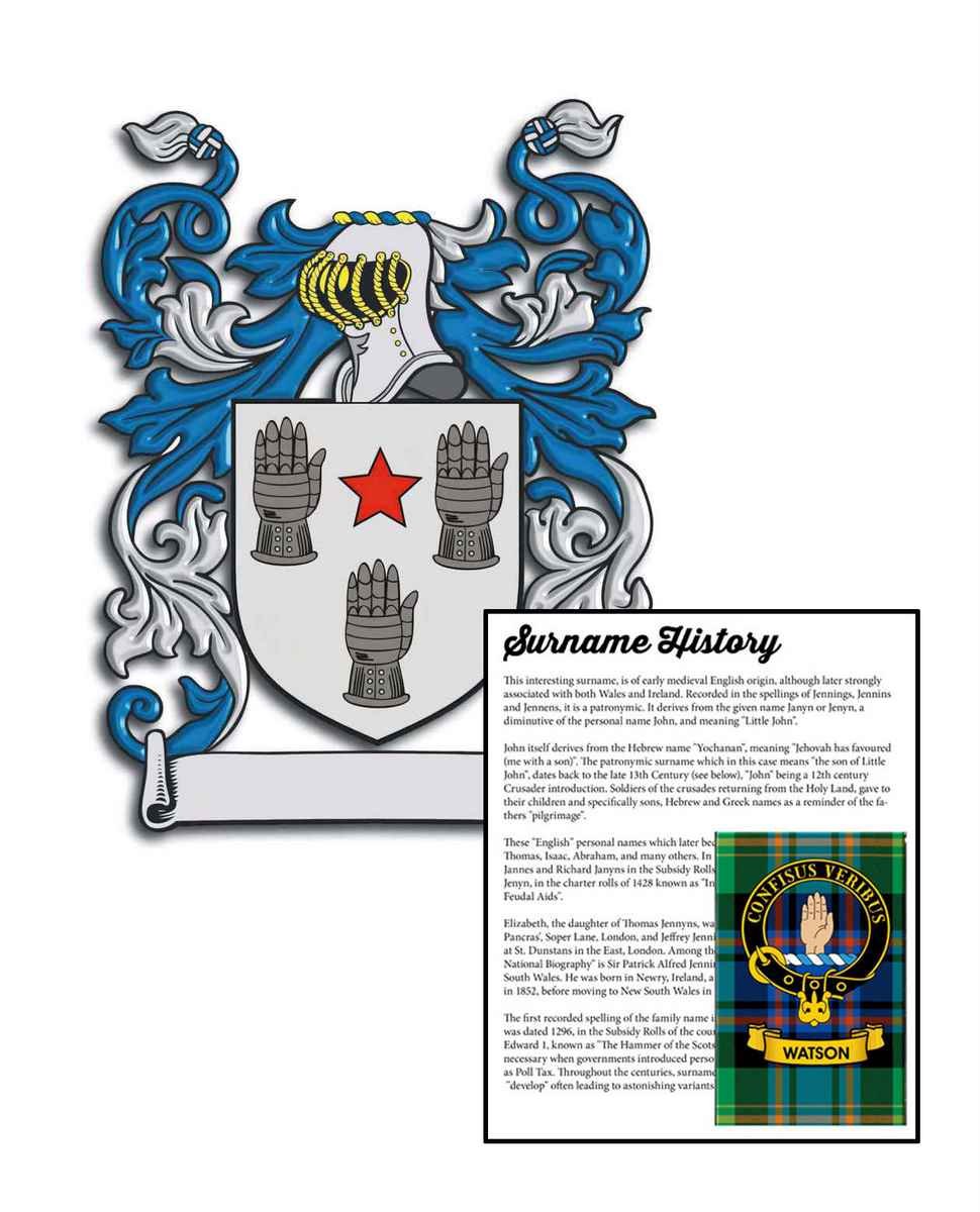 Bertot Surname Coat of Arms A4 Photo Print