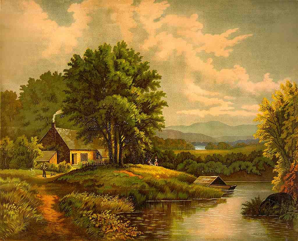 140 Summer In Ohio Vintage A4 Photo Print