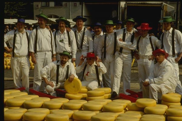 140011 Traditional Cheese Market A4 Photo Print
