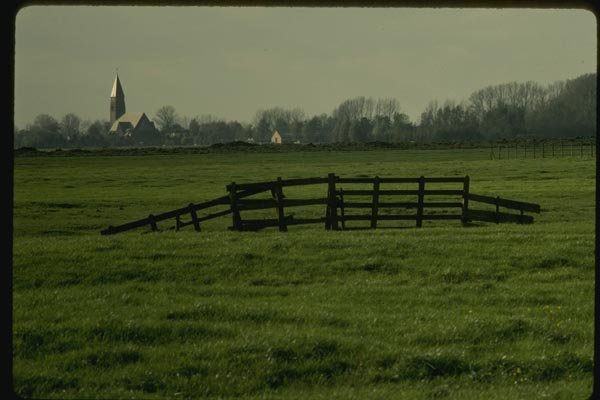 140091 Dutch Country Landscape A4 Photo Print