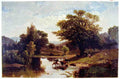 141 Summer Landscape Vintage A4 Photo Print